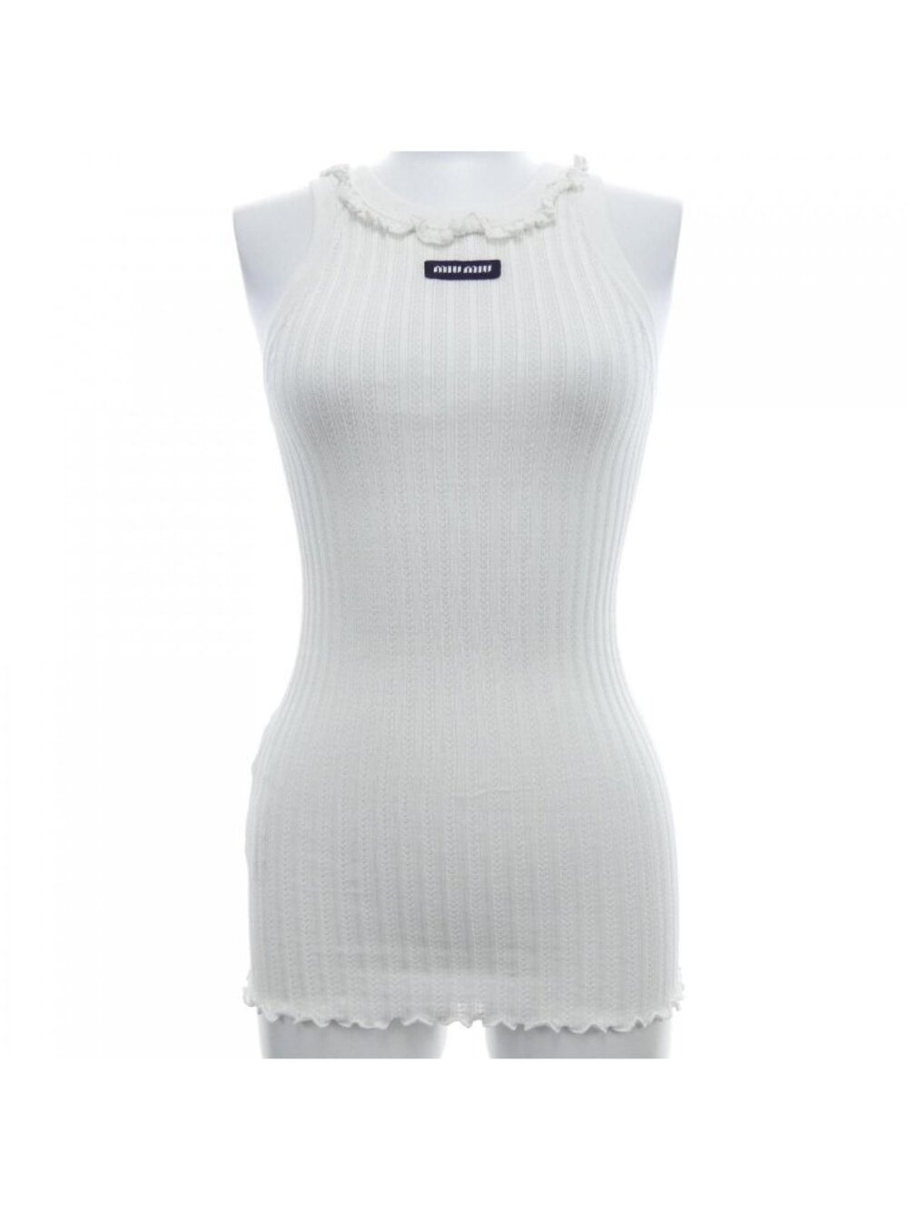 Miu Miu Silk Tank Top